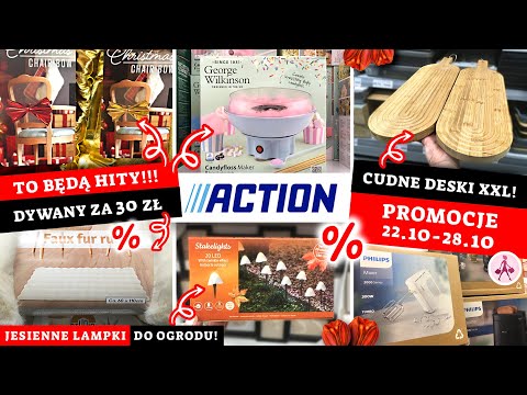ACTION PROMOCJE 22.10-28.10! 💥😍 MASZYNA DO WATY CUKROWEJ! 😱 CUDNE JESIENNE LAMPKI 🍂🍁😍