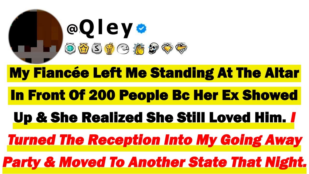 My Fiancée Left Me Standing At The Altar In Front Of 200 People Bc Her Ex Showed Up & She Realized..