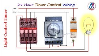 Light Timer Setting and Connection with Practical
