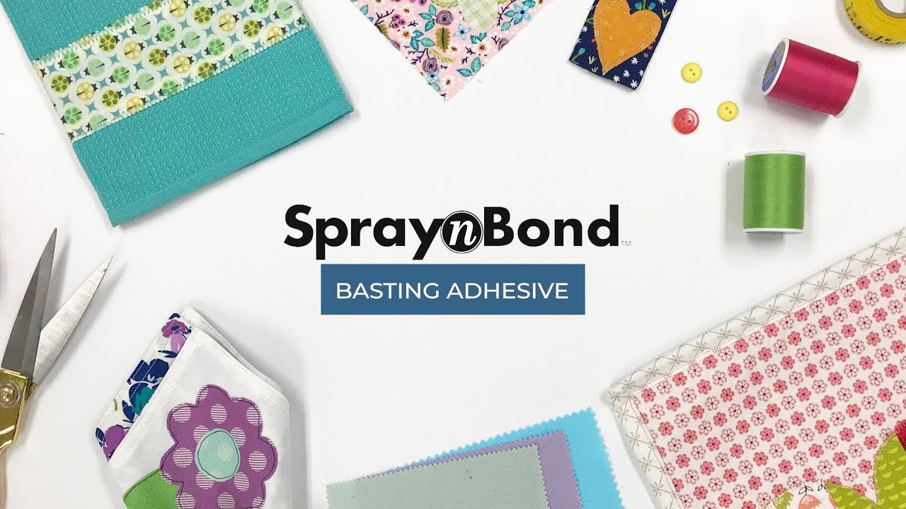 Spray Basting - How to spray baste a quilt 
