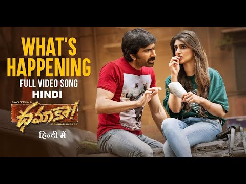 Whats Happening   Video Song Hindi Dubbed  Raviteja  sreeleela  hindi  south  trending