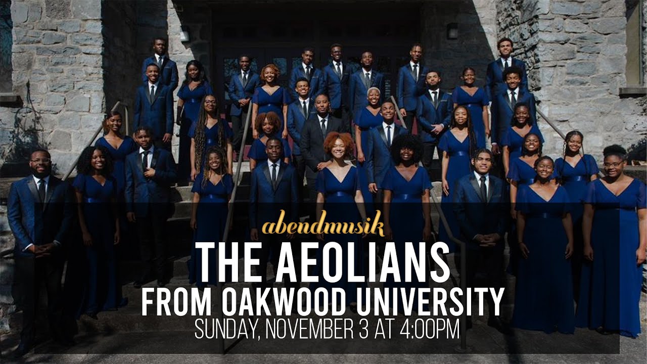 Abendmusik: The Aeolians from Oakwood University | November 3, 2024 at 4pm