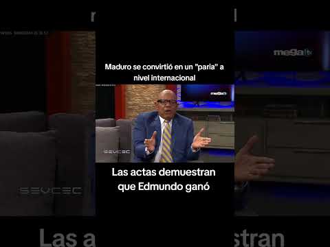Maduro nunca mostrará las actas del CNE porque sabe que perdió la elección