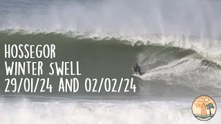 Hossegor Les Culs Nus - Gros Surf Swell Hivernal - 290124 Et 020224