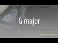 Learn open guitar chords: G major (G)