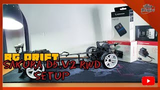 RC Drift | Sakura D5 V2 RWD Kit Setup | Kit RWD TERMURAH