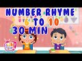 The Number Song For Kids | Numbers Rhyme 30 min | Learn Counting 6-10 |Nursery Rhymes Kids Song