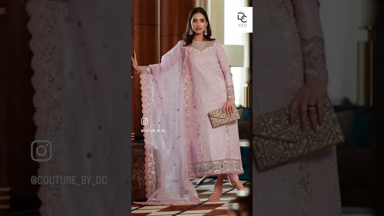 Pure lawn suits with heavily embroidered patches and embroidered laces. Link in Comments.