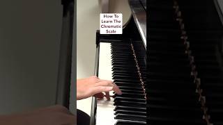 How to learn the CHROMATIC scale the fun way shorts  piano