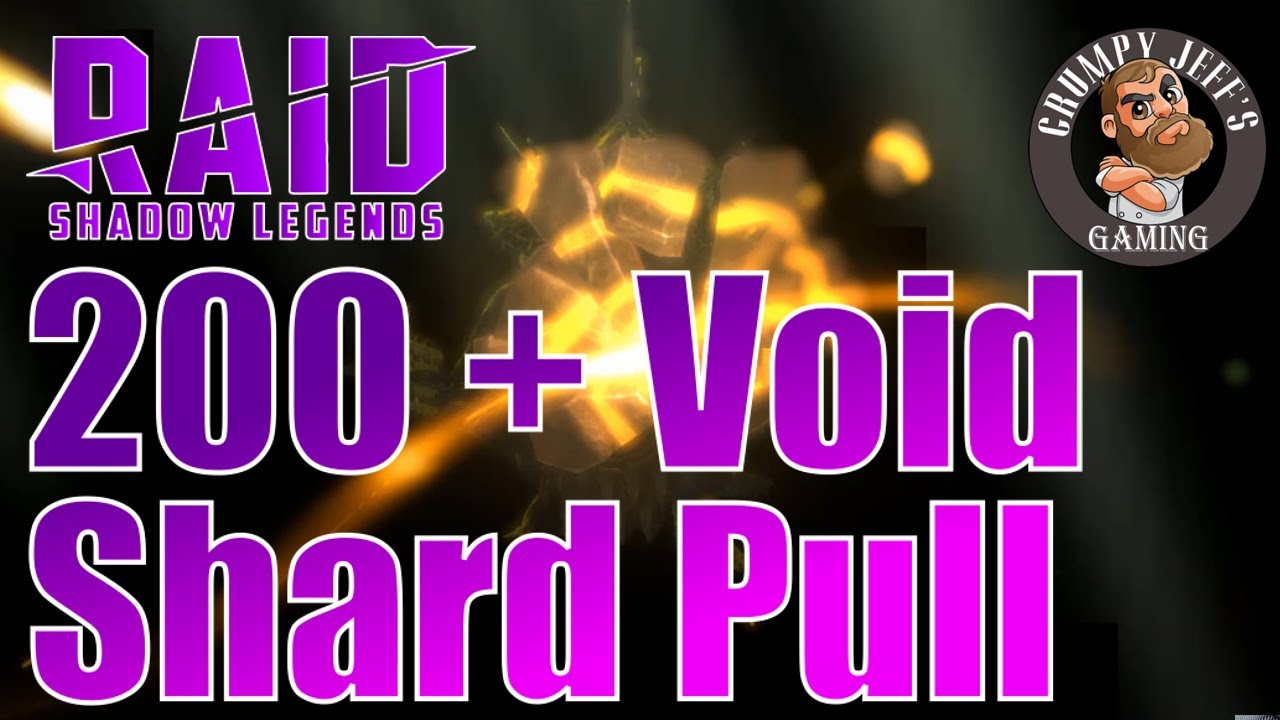 Raid Shadow Legends Void Shard Pull Massive Pull 🧔💎🎇✨
