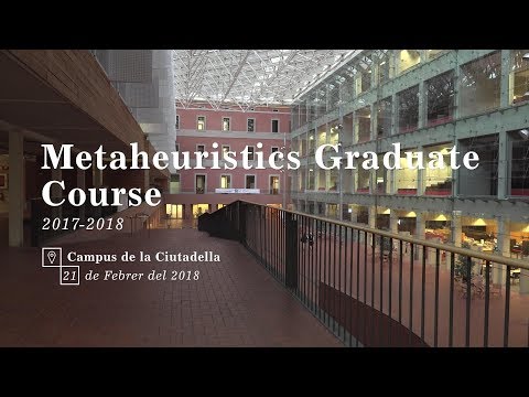 Metaheuristics Graduate Course. I