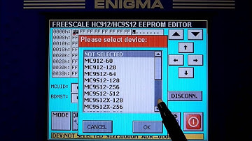ENIGMATOOL - TUTORIAL - HOW TO READ MOTOROLA PROCESSOR EEPROM WITH MOTOROLA SECURED EDITOR