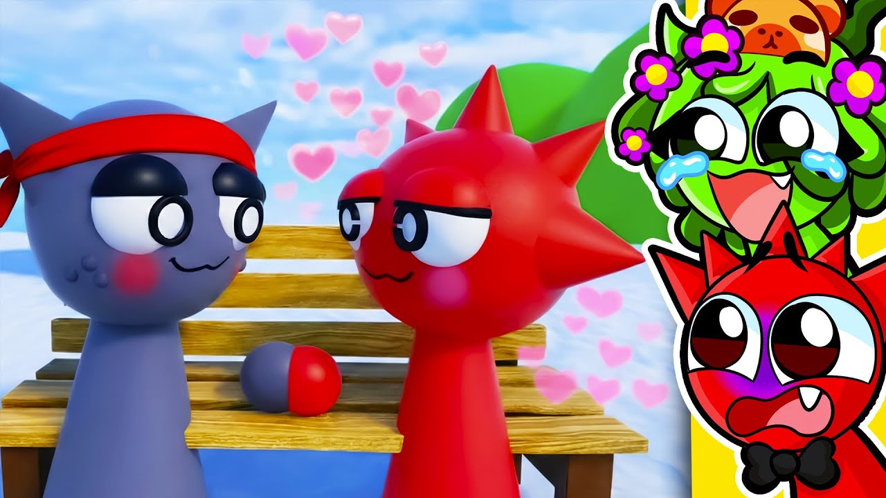 SPRUNKI RADDY se ENAMORA de GRAY! 😰 (Animación de Roblox)