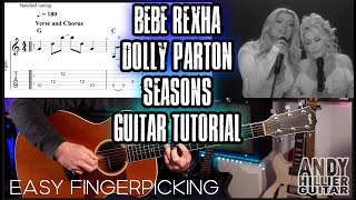 Bebe Rexha & Dolly Parton - Seasons Guitar Tutorial