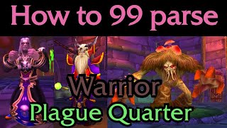 WOW Classic Warrior - How to parse higher in Plague Quarter Naxxramas.