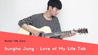 Video thumbnail of "Sungha Jung -  Love of My Life Tab"