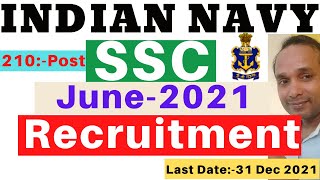 Indian Navy SSC Recruitment | Join Indian Navy Recruitment 2021 | Join Indian Navy SSC Recruitment