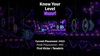 Know Your Level | Nunri #geometrydash  #gd #extremedemon #gaming #games #music