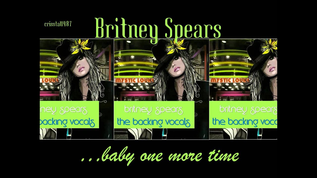Britney Spears Baby One More Time Instrumental with  Backing Vocals