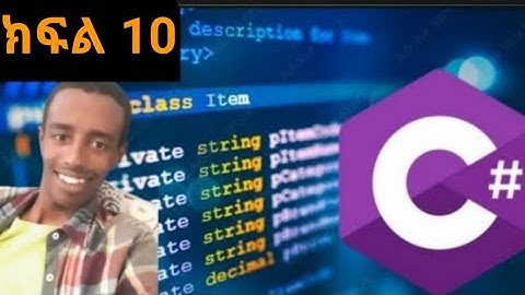 for loop c sharp programming in Amharic