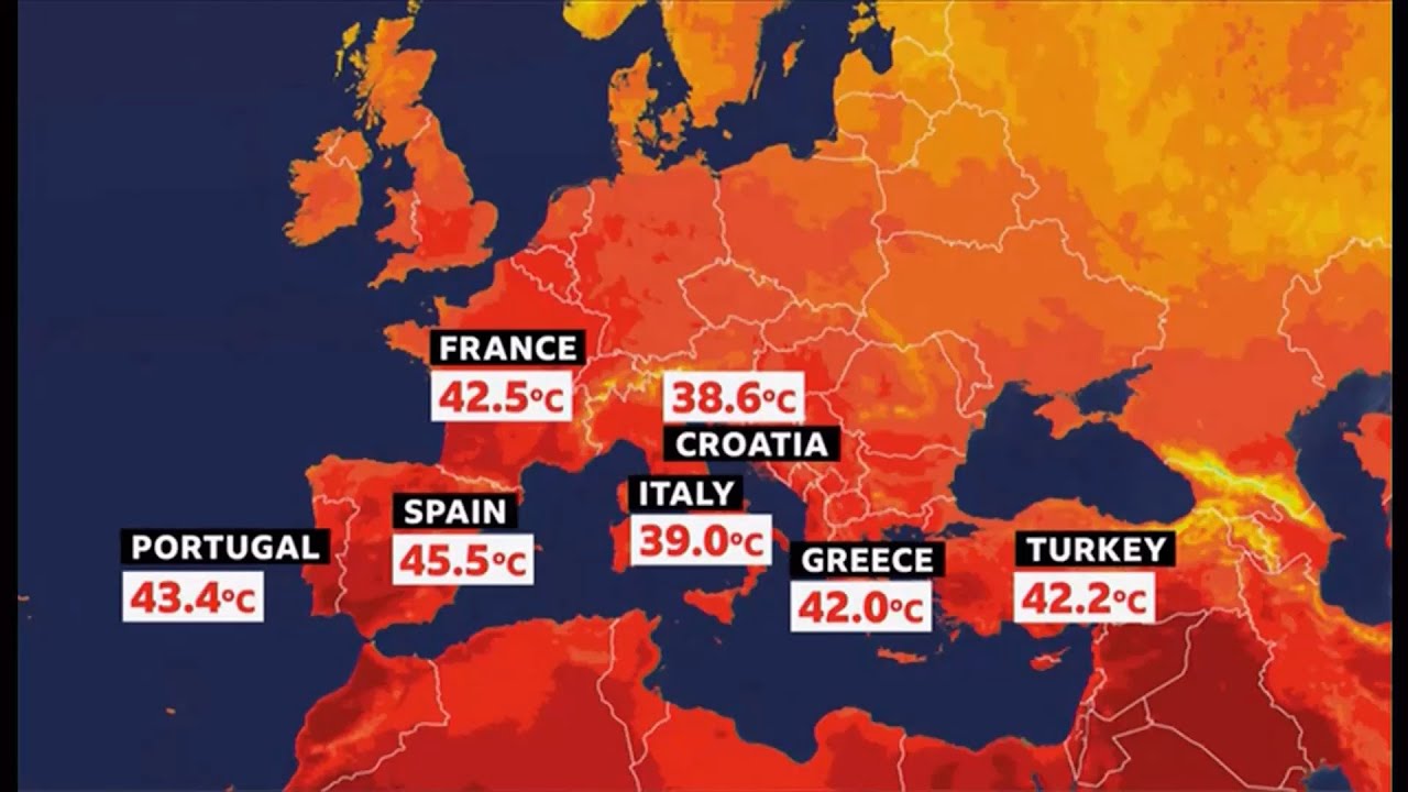 Weather Events - Southern Europe heatwave (Europe) 12/Aug/2025