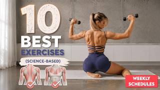 10 SCIENCE BASED Exercises to Target Every Part of UPPER BODY! (Minimal Equipment, Home Workout)