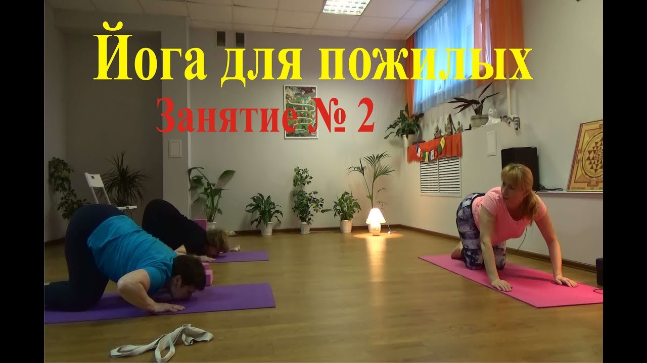 Йога для пожилых. Занятие № 2