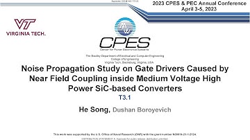 He Song - Noise Propagation of Gate Drivers caused by Near Field Coupling inside MVHP SiC Converters