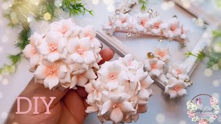 Самые НЕЖНЫЕ🌟🌟🌟🌟🌟 украшения DIY 🍃МК Цветы из фоамирана