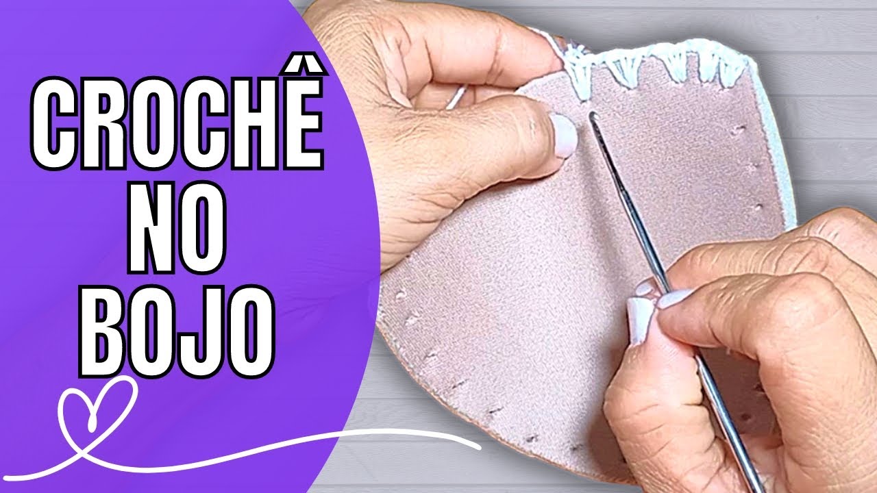 🔴 Como Aplicar CROCHÊ no BOJO | Colocar Crochê no Bojo | Croche no Bojo Passo a Passo