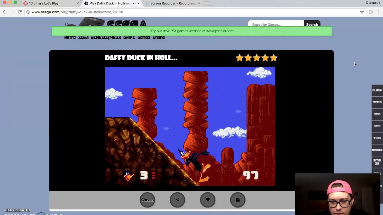 Daffy Duck in Hollywood Let's Play -  DIG 3043 (Evolution of Video Games)