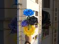 DIY BLACK ROSE | HOW TO MAKE PAPER ROSE | MAKING FLOWER WITH PAPER #diy #shorts #craft