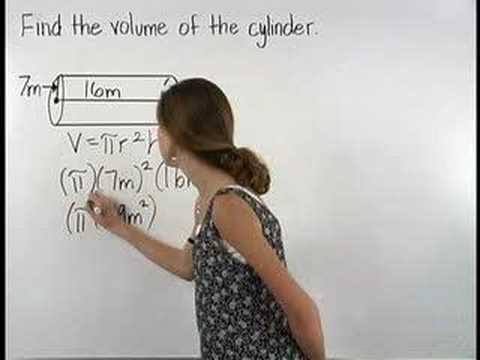 Volume of a Cylinder - MathHelp.com - Math Help