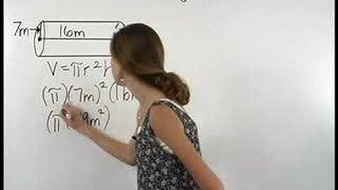 Volume of a Cylinder - MathHelp.com - Math Help