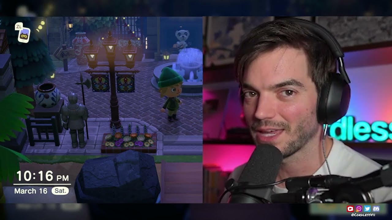 Animal Crossing Streamer YouTube Editing Example