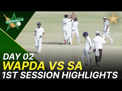 1st Session Highlights | WAPDA vs Sahir Asst | President Trophy | Day 1 | UBL | M2Y1K