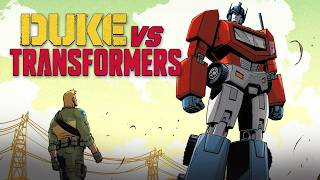 G.I. Joe Duke Meets Optimus Prime (Energon Universe)