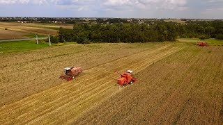 Żniwa 2018 3X Bizon Dji Phantom Podkarpacie