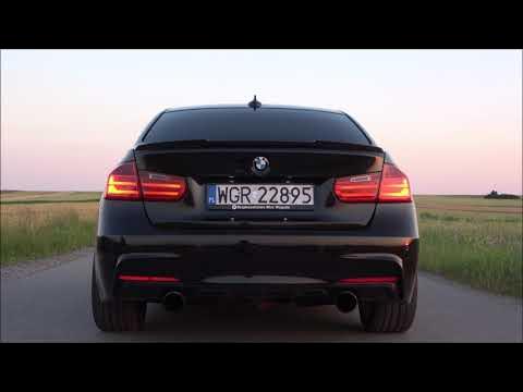 BMW 320d F30 - Straight Pipe Exhaust Sound - YouTube