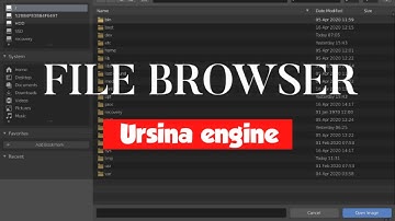File Browser in Ursina Engine