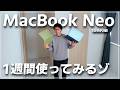 【リアル】2個買ったMacBook Neoを1週間メインマシンにしてみます!いいとこ取りで参考にしてください【※ほぼ外出しません】
