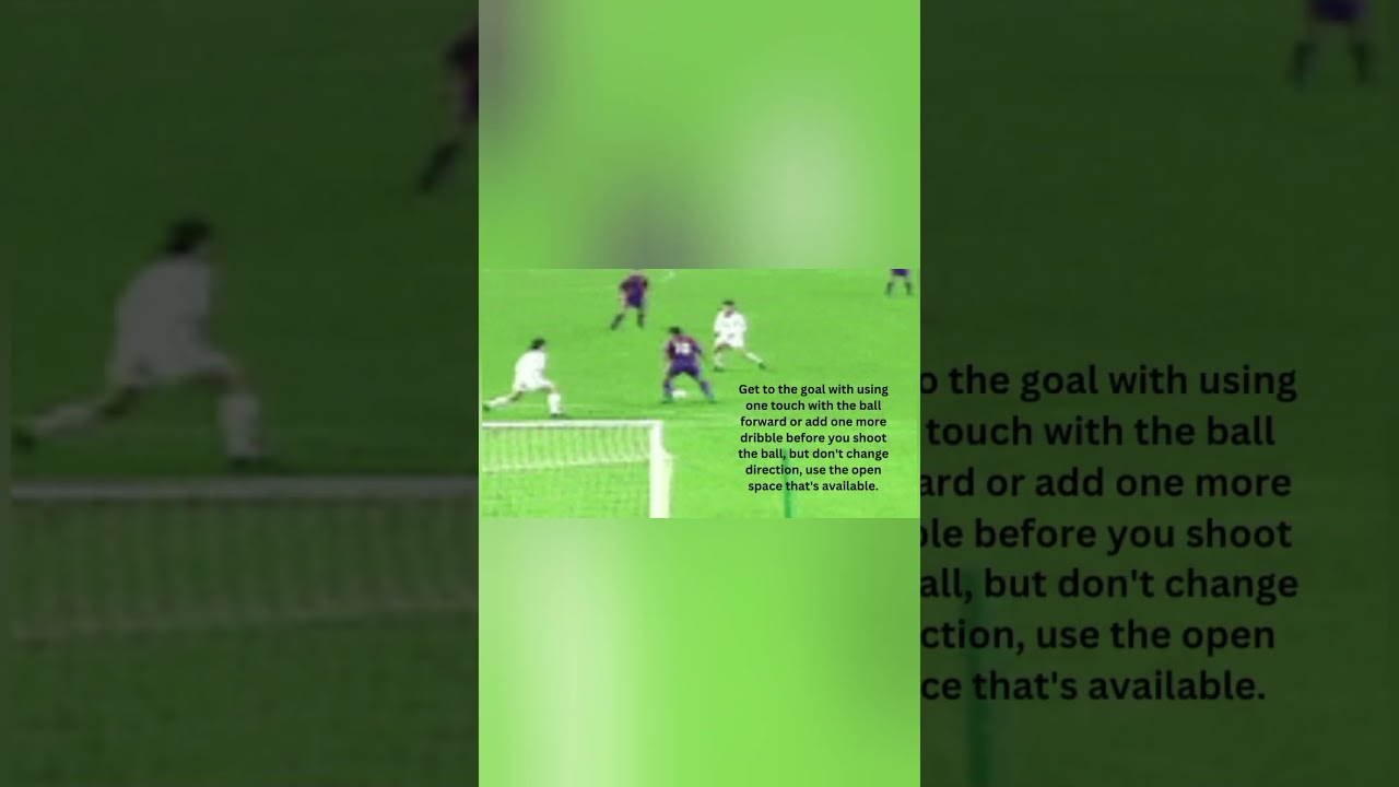 How to use the open space as a striker #romário #football #footballshorts #footballcraft