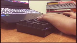 3 Minutes of Keyboard Typing Sounds | Soft Piano BGM | AesthetiBear screenshot 3