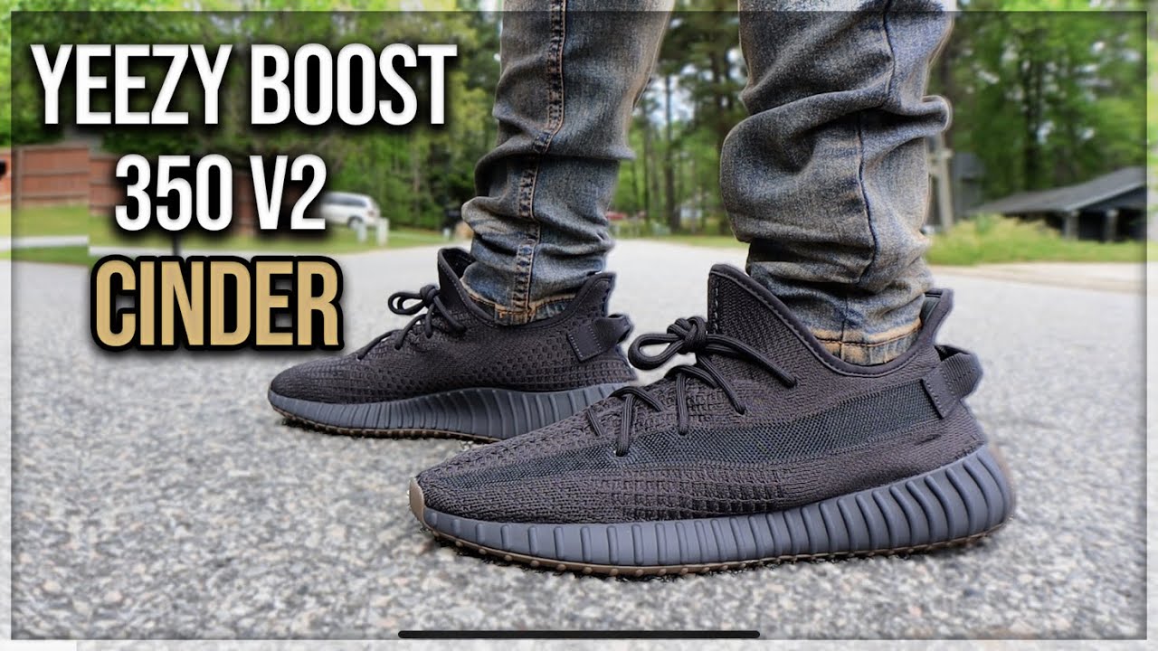 adidas mens yeezy boost 350 v2 cinder