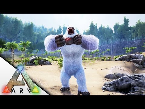 ARK SURVIVAL EVOLVED  PELEA EPICA CON 2 MEGAPITHECUS L 