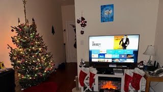 Mainstays TV Stand with Electric Fireplace Review