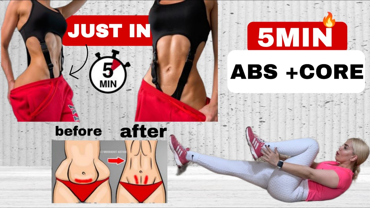 5 MIN DAILY ABS WORKOUT!🔥 - YouTube