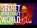 How to Access a SECRET HIDDEN World in Minecraft!