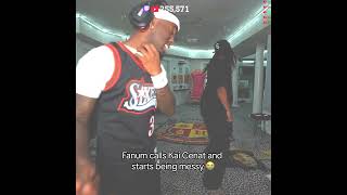 Fanum Calls Kai Cenat And Starts Being Messy! 😂