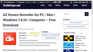 AZ Screen Recorder for PC / Windows / Mac - Free Download screenshot 4